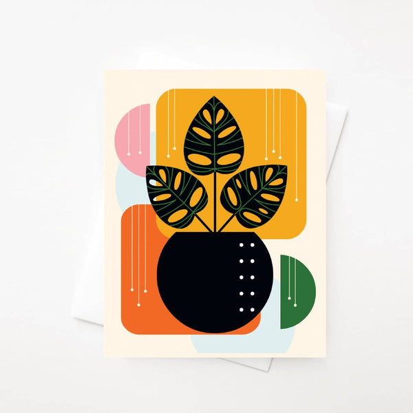 Abstract Leaf Card