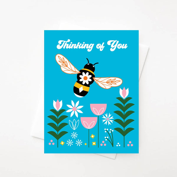 Thinking of You Bee Greeting Card
