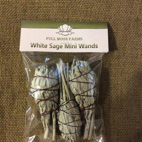 White Sage Mini Wands - 3 Pack
