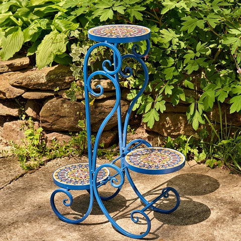 London Mosaic Plant Stand