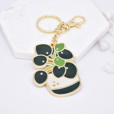 Pilea Keychain - Pilea peperomioides
