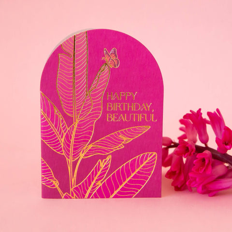 Happy Birthday Beautiful - Mini Card