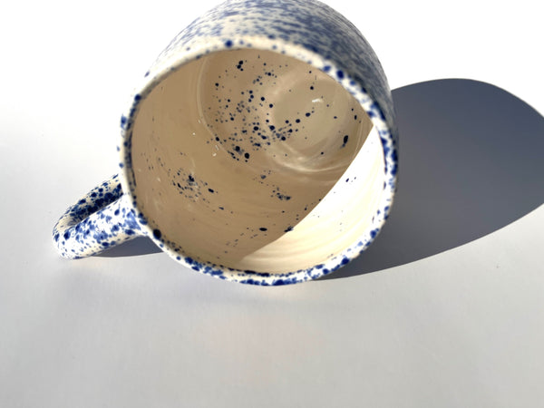 Blue Splatterware Confetti Mug