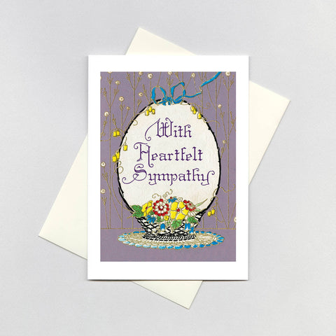 With Heartfelt Sympathy - Sympathy Card