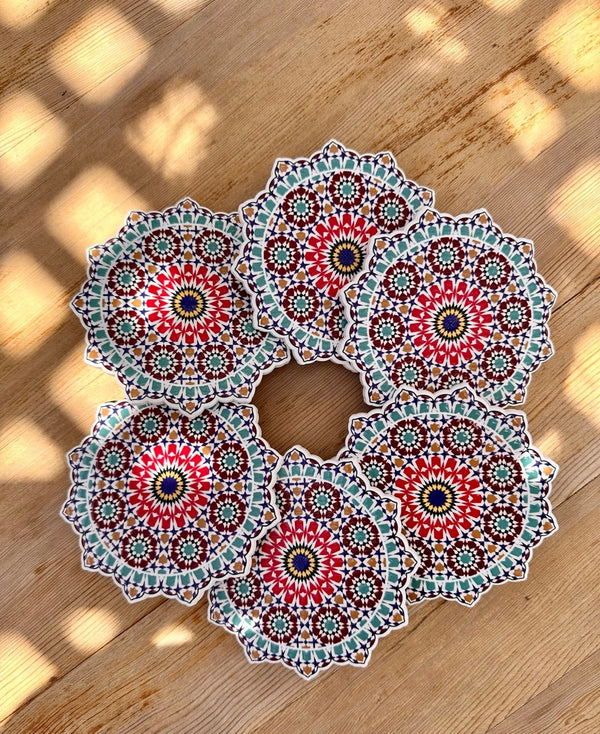 Fez Ceramic Coasters - Set of 6