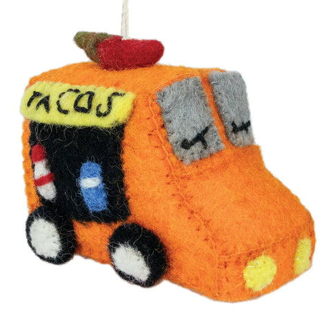 Taco Truck Felt Ornament