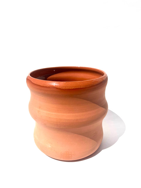 Wavy Terracotta Planter