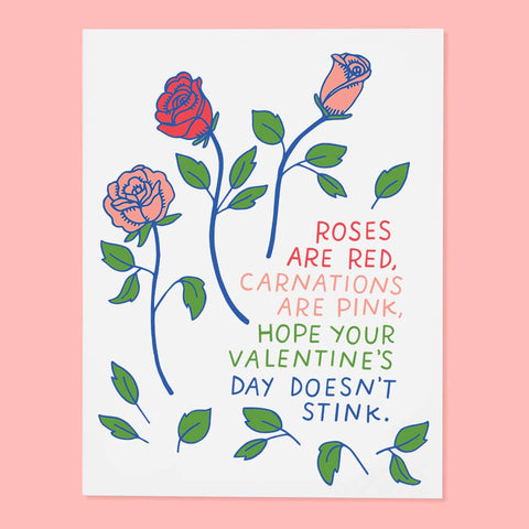 Red Roses Card