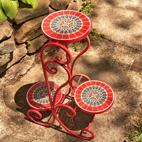 Paris Mosaic Plant Stand