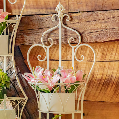 Dual Wall Hanging Iron Basket Planter