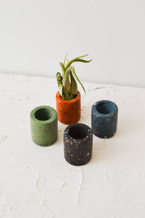 Zero Waste Terrazzo Round Airplant Holder