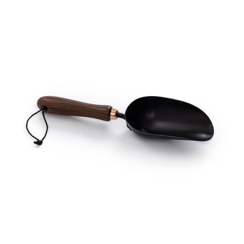 Metal Garden Scoop with Wooden Handle