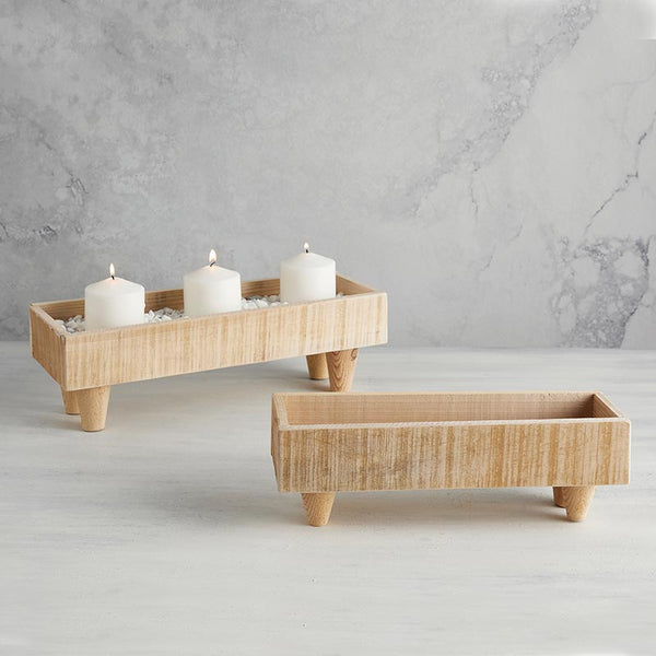 Wood Planter with Feet