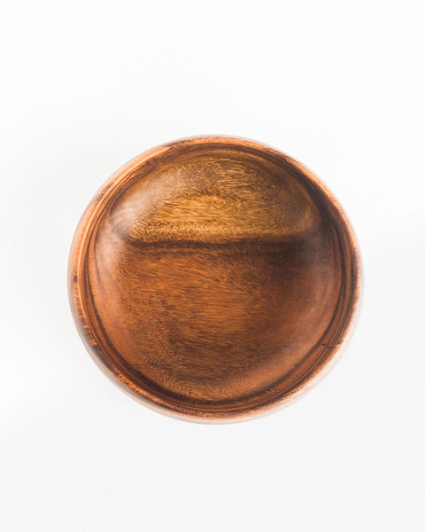 Acacia Wood Calabash Bowl