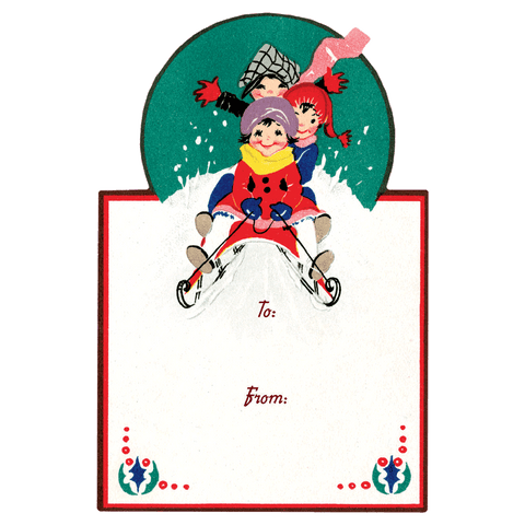 Vintage Christmas - Holiday Sticker Box