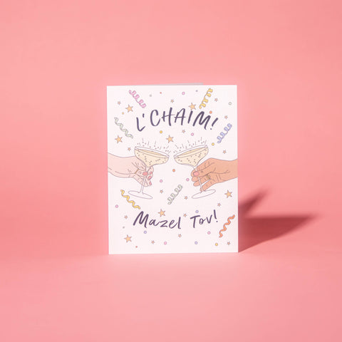 L'Chaim Mazel Tov Card