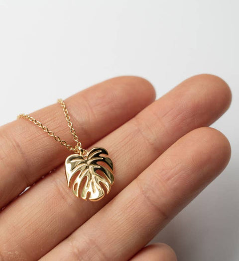 Monstera Deliciosa Necklace