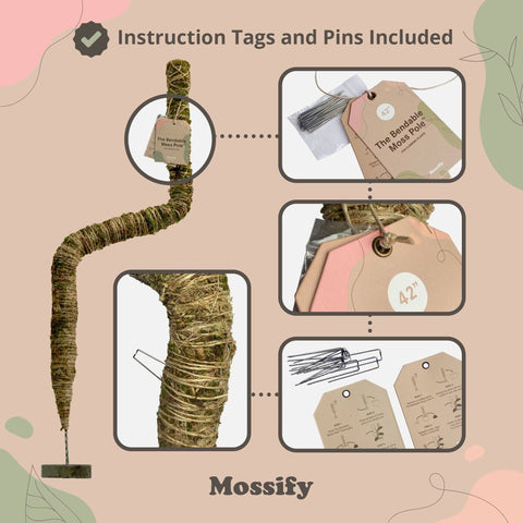 Original Bendable Moss Pole™ - Climbing Plants