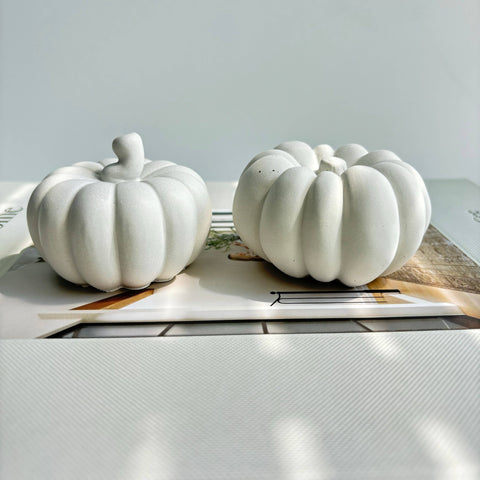 Concrete Pumpkins