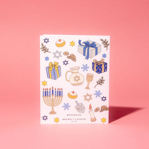 Happy Hanukkah Boxed Notes