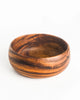 10" Acacia Wood Calabash Bowl