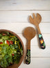 Decorative Teak Serving Set