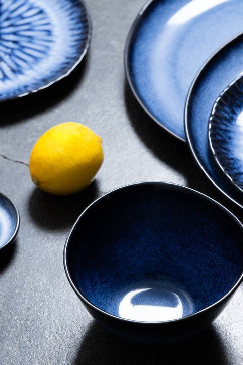 Wonder Blue Seashell Dinner Plates