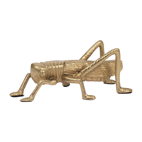 Gold Grasshopper Decorative Figurine