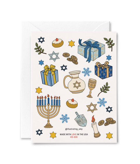 Happy Hanukkah Boxed Notes