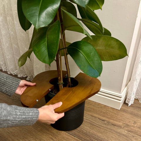 Wood Planter Cover Table