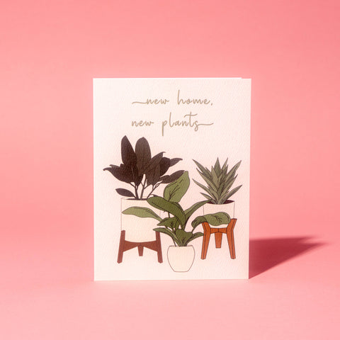 New Home Plants Card