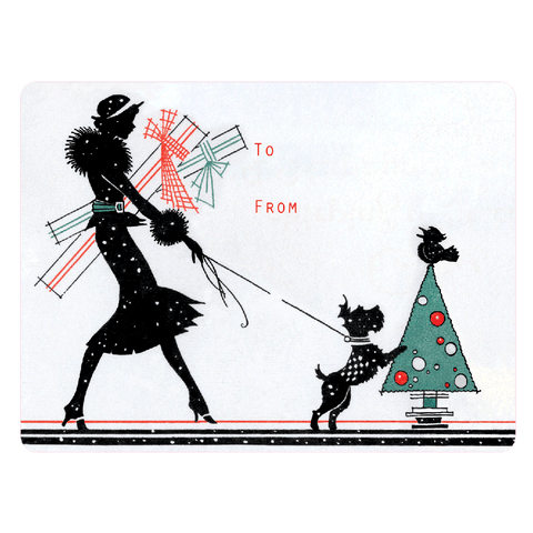 Vintage Christmas - Holiday Sticker Box