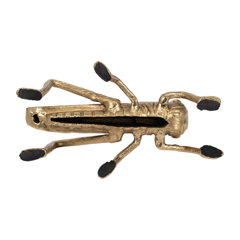 Gold Grasshopper Decorative Figurine