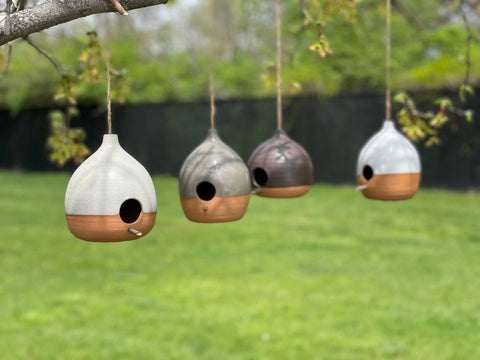 Minimalist Modern Ceramic Bird House