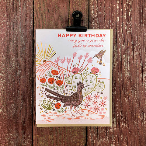 Roadrunner Ranch Birthday Card