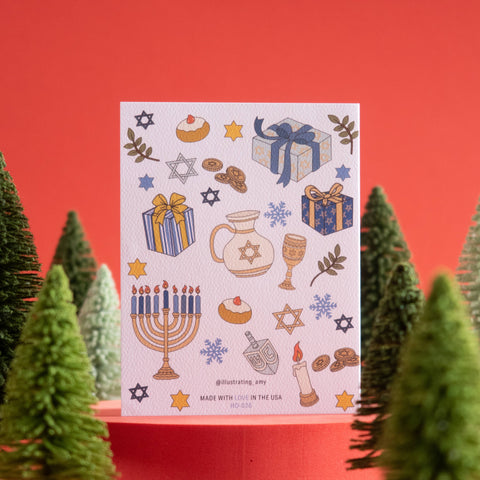 Happy Hanukkah Boxed Notes