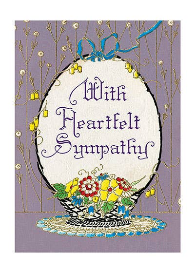 With Heartfelt Sympathy - Sympathy Card