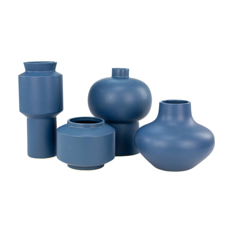 Cobalt Blue Ceramic Vases