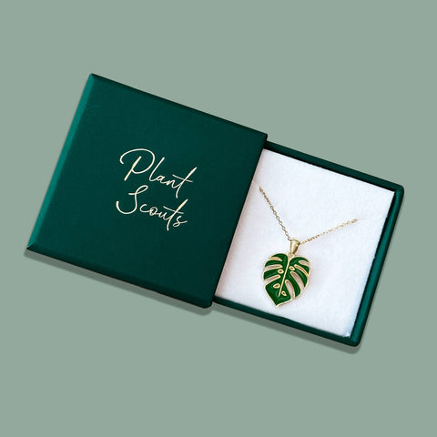 Monstera Leaf Necklace