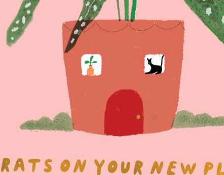Casita Begonia - Greeting Card