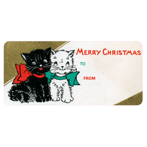 Vintage Christmas - Holiday Sticker Box