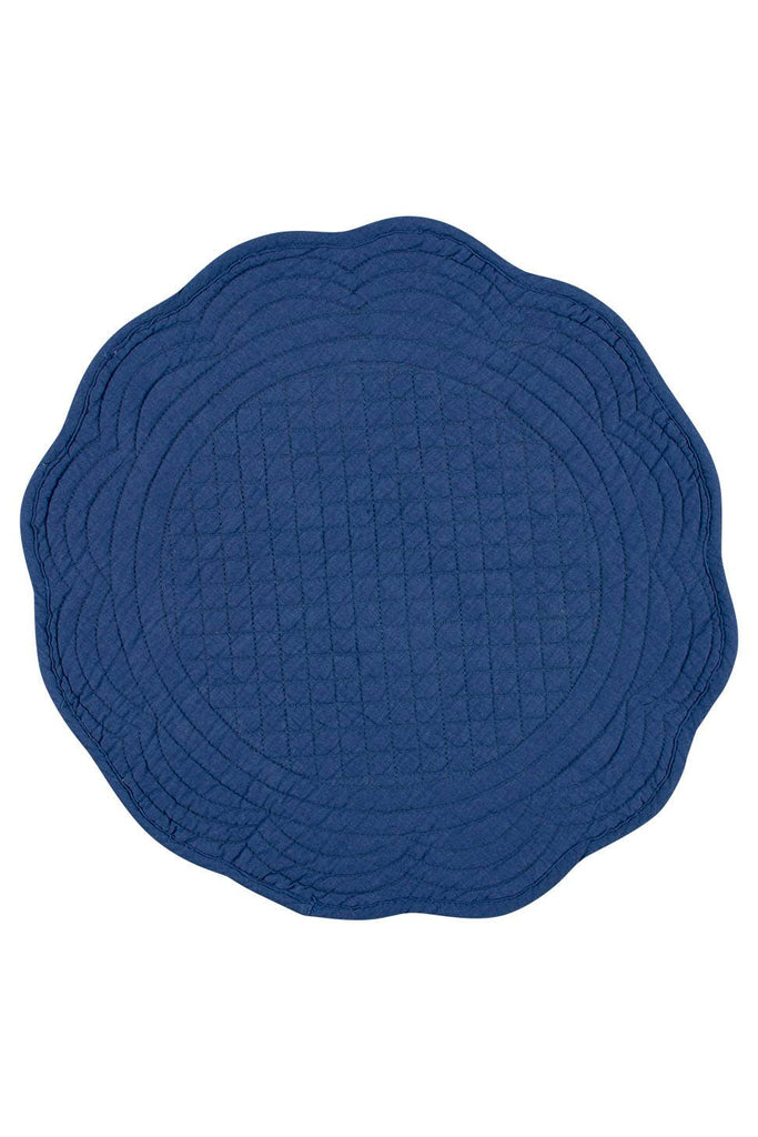 Round Cotton Boutis Quilted Placemat