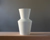 Large Scandinavian Style White Ceramic Vase