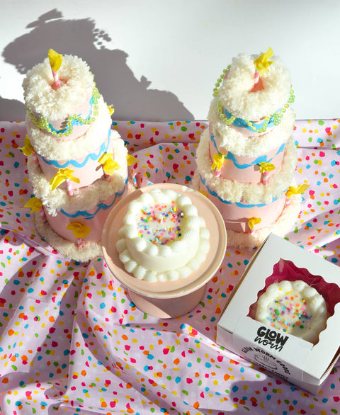 Birthday Cake Shaped Candle