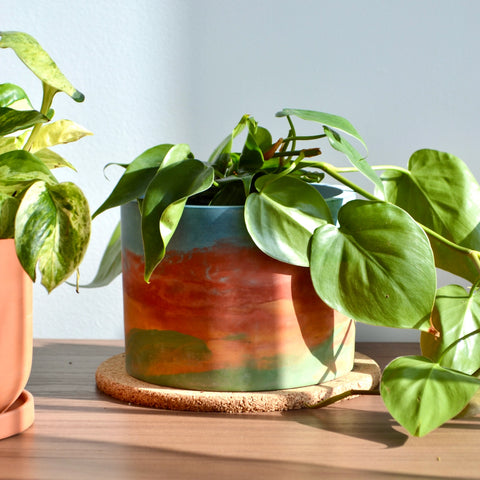 Watercolor Planter