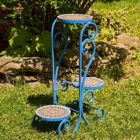 London Mosaic Plant Stand