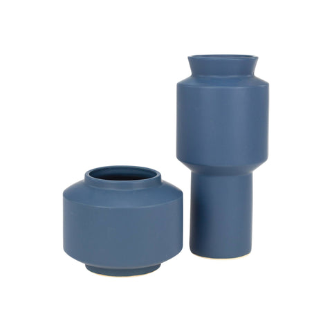 Cobalt Blue Ceramic Vases