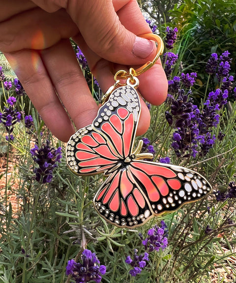 Monarch Butterfly Keychain