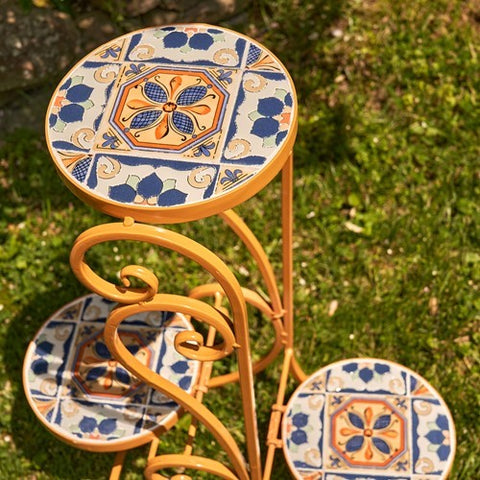 Santa Fe Mosaic Plant Stand