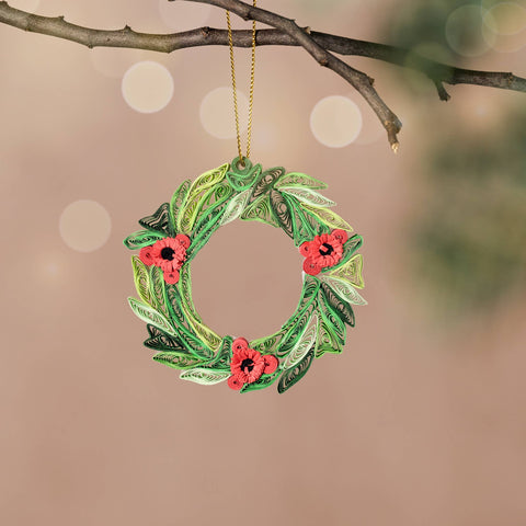 Quilled Wreath Ornament